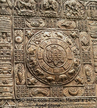 Load image into Gallery viewer, Asia Tibetan Nepalese Mandala Plaque Sculpture 14&quot; Wide www.Neo-Mfg.com Tibet home decor
