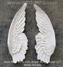 Load image into Gallery viewer, Angel Wings Aged wall sculpture statue plaque www.Neo-Mfg.com 11" p6
