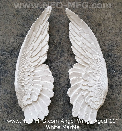 Angel Wings Aged wall sculpture statue plaque www.Neo-Mfg.com 11
