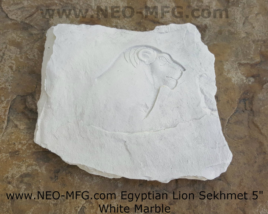History Egyptian Lion Sekhmet Stela Fragment Sculptural wall relief plaque www.Neo-Mfg.com 5