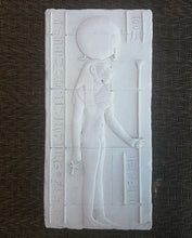 Load image into Gallery viewer, History Egyptian Sekhmet Kom Ombo Temple Sculptural wall relief www.Neo-Mfg.com 11" e7
