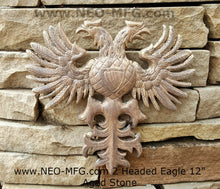 Load image into Gallery viewer, Phoenix double headed Eagle Coat of Arms sculpture wall frieze 12&quot; www.Neo-Mfg.com
