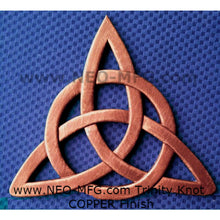 Load image into Gallery viewer, Celtic decor Trinity Knot Wall Plaque sculpture Irish www.Neo-Mfg.com 12&quot; p11

