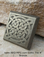 Load image into Gallery viewer, Celtic tile Sculptural carving www.Neo-Mfg.com 4&quot;
