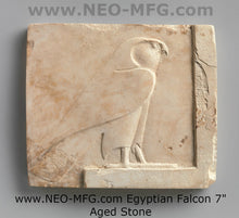 Load image into Gallery viewer, History Egyptian Falcon Stela Fragment Sculptural wall relief plaque www.Neo-Mfg.com 7" museum reproduction b20
