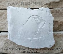 Load image into Gallery viewer, History Egyptian Lion Sekhmet Stela Fragment Sculptural wall relief plaque www.Neo-Mfg.com 5" k14
