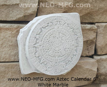 Load image into Gallery viewer, History MAYAN AZTEC CALENDAR Sculptural wall relief plaque 6&quot; mini www.Neo-Mfg.com
