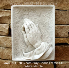 Load image into Gallery viewer, Religious Praying Hands Framed Father Sculpture Statue Pray 11" www.Neo-Mfg.com
