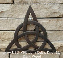 Load image into Gallery viewer, Celtic decor Trinity Knot Wall Plaque sculpture Irish www.Neo-Mfg.com 12" p11
