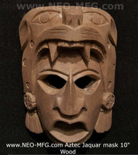 Load image into Gallery viewer, History Aztec Maya Artifact Warrior mask Jaguar Sculpture Statue 10&quot; Tall www.Neo-Mfg.com
