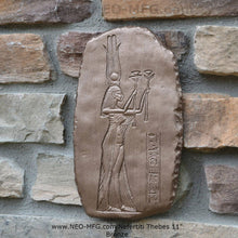 Load image into Gallery viewer, History Egyptian Nefertiti Thebes Sculptural wall relief www.Neo-Mfg.com 11&quot; a21
