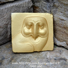 Load image into Gallery viewer, History Egyptian Owl Sculptural wall relief www.Neo-Mfg.com 4.5" k5
