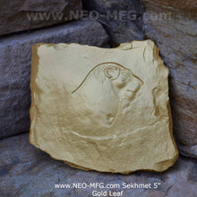 Load image into Gallery viewer, History Egyptian Lion Sekhmet Stela Fragment Sculptural wall relief plaque www.Neo-Mfg.com 5&quot; k14

