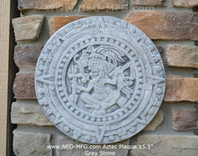 Load image into Gallery viewer, History MAYAN AZTEC warrior sculptural wall relief plaque 15.5" www.neo-mfg.com
