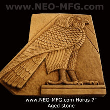 Load image into Gallery viewer, History Egyptian Horus Sculptural wall relief plaque www.Neo-Mfg.com 7&quot; k19
