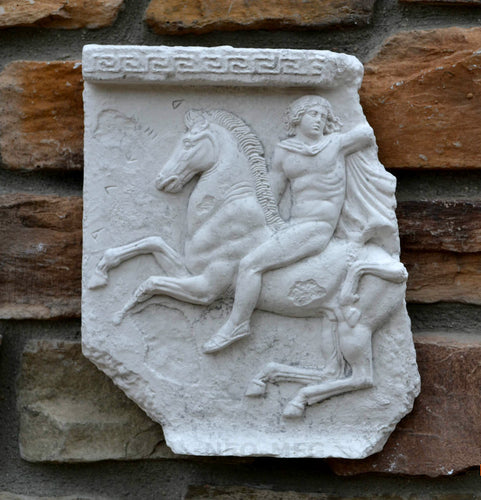 Roman Greek Parthenon Horseman rider Artifact Carved Sculpture Statue www.Neo-Mfg.com 10
