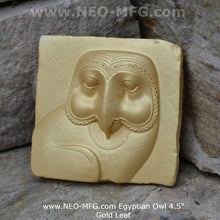 Load image into Gallery viewer, History Egyptian Owl Sculptural wall relief www.Neo-Mfg.com 4.5&quot; k5
