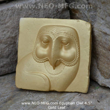Load image into Gallery viewer, History Egyptian Owl Sculptural wall relief www.Neo-Mfg.com 4.5" k5

