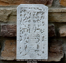 Load image into Gallery viewer, History Aztec Mayan sarcophagus of king K’inich Janaab’ Pakal wall plaque art 8.5&quot; www.Neo-Mfg.com g6
