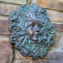 Load image into Gallery viewer, Nature Garden Greenwoman Sculpture Plaque 12&quot; Neo-Mfg
