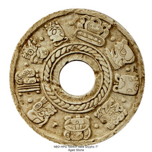 Load image into Gallery viewer, History Aztec Maya Mesoamerica Tzolkin plaque wall Sculpture Statue www.Neo-Mfg.com 7&quot;
