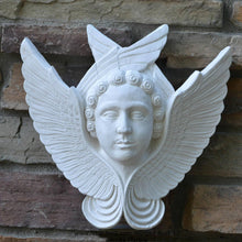 Load image into Gallery viewer, Angel Wings bust wall sculpture statue plaque www.Neo-Mfg.com 13"
