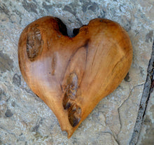 Load image into Gallery viewer, Solid Aged wood Heart wall home decor sculpture 10&quot; www.NEO-MFG.com - 1 of a kind - Love
