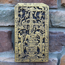 Load image into Gallery viewer, History Aztec Mayan sarcophagus of king K’inich Janaab’ Pakal wall plaque art 8.5&quot; www.Neo-Mfg.com g6
