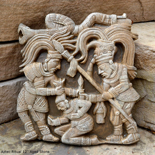 History Aztec Mayan Lintel 8 Conquerors Mesoamerica Pre-Columbian Ritual wall sculpture 12