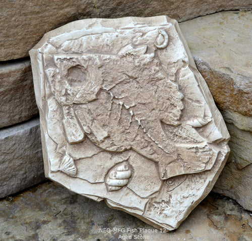 Fish Wall Plaque Sculpture Statue 12
