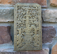 Load image into Gallery viewer, History Aztec Mayan sarcophagus of king K’inich Janaab’ Pakal wall plaque art 8.5&quot; www.Neo-Mfg.com g6
