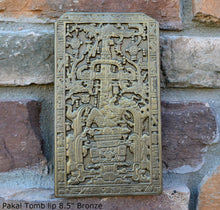 Load image into Gallery viewer, History Aztec Mayan sarcophagus of king K’inich Janaab’ Pakal wall plaque art 8.5" www.Neo-Mfg.com g6
