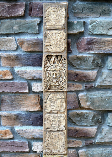 History Aztec Maya Mesoamerica Cal Artifact Stelae Sculpture Statue www.Neo-Mfg.com 28