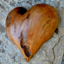 Load image into Gallery viewer, Solid Aged wood Heart wall home decor sculpture 10" www.NEO-MFG.com - 1 of a kind - Love
