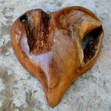 Load image into Gallery viewer, Solid Aged wood Heart wall home decor sculpture 10" www.NEO-MFG.com - 1 of a kind - Love
