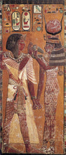 Load image into Gallery viewer, Egyptian Hathor welcomes Sethos I Sculpture museum reproduction art 10&quot; www.Neo-Mfg.com home decor Isis e19

