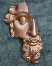 Load image into Gallery viewer, Marcus Aurelius Antoninus Augustus 3D Portrait Face Wall Plaque Sculpture Fragment 22&quot; Museum Quality www.Neo-Mfg.com
