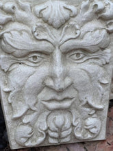 Load image into Gallery viewer, Nature Greenman Sculpture figure wall plaque art home decor www.NEO-MFG.com 16" Grand size
