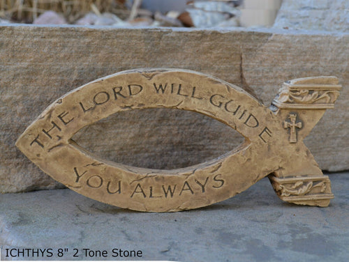 Religious ICHTHYS Jesus fish wall art plaque 8