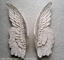 Load image into Gallery viewer, Angel Wings Aged wall sculpture statue plaque www.Neo-Mfg.com 11" p6
