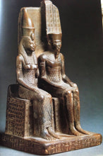 Load image into Gallery viewer, Egyptian God Amun &amp; Mut Sculpture museum reproduction art 7" www.Neo-Mfg.com home decor
