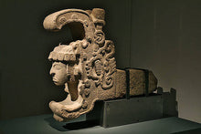 Load image into Gallery viewer, Aztec Mayan Queen of Uxmal Architectural element bust Sculpture wall plaque www.Neo-Mfg.com 8.5&quot; home decor b1
