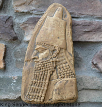 Load image into Gallery viewer, History Assyrian Sumerian King Sargon II Sculptural wall relief www.Neo-Mfg.com 10" j8
