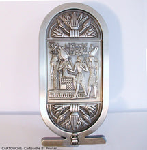Load image into Gallery viewer, Egyptian Cartouche shenu Artifact Carved Sculpture Statue 8" ww.Neo-Mfg.com Home decor k31
