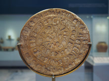 Load image into Gallery viewer, Greek Crete Phaistos Phaestos Discus Plaque Hieroglyphics wall plaque art 6&quot; www.Neo-Mfg.com

