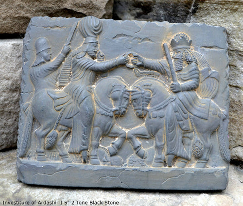 Assyrian Persian investitures of Ardashir I Artifact Carved Sculpture Statue 5