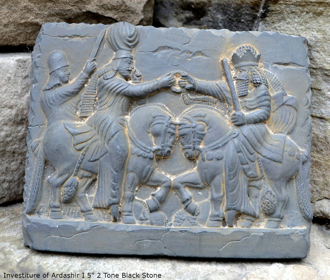 Assyrian Persian investitures of Ardashir I Artifact Carved Sculpture Statue 5