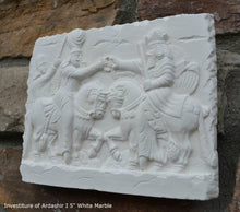 Load image into Gallery viewer, Assyrian Persian investitures of Ardashir I Artifact Carved Sculpture Statue 5&quot; ww.Neo-Mfg.com Home decor g5
