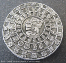 Load image into Gallery viewer, History MAYAN AZTEC Haab Zodiac 3 ring CALENDAR Sculptural wall relief plaque 8.25" Museum Quality www.Neo-Mfg.com n13
