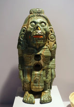 Load image into Gallery viewer, Aztec Mayan Xolotl Underworld ancient replica Sculpture www.Neo-Mfg.com 7&quot; museum Reproduction
